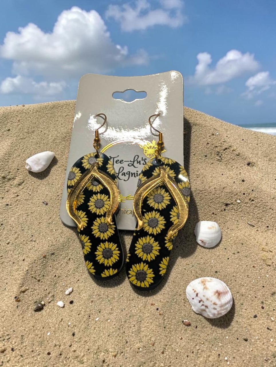 Acrylic Flip Flop Earrings