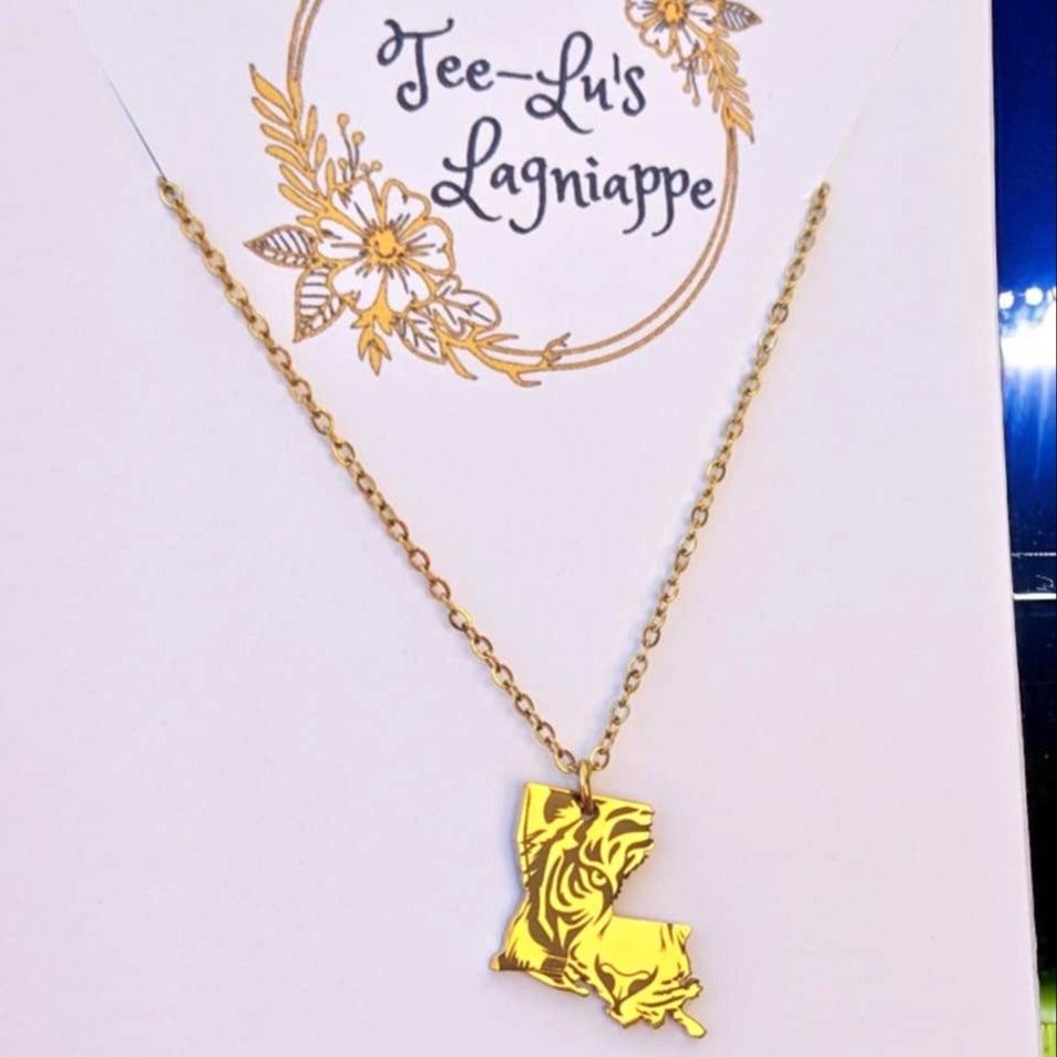 Louisiana Tiger Necklace