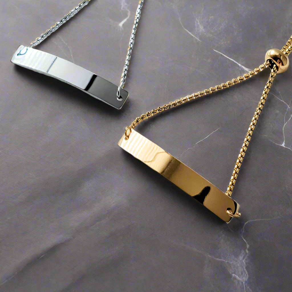 Bar Bolo Style Bracelet