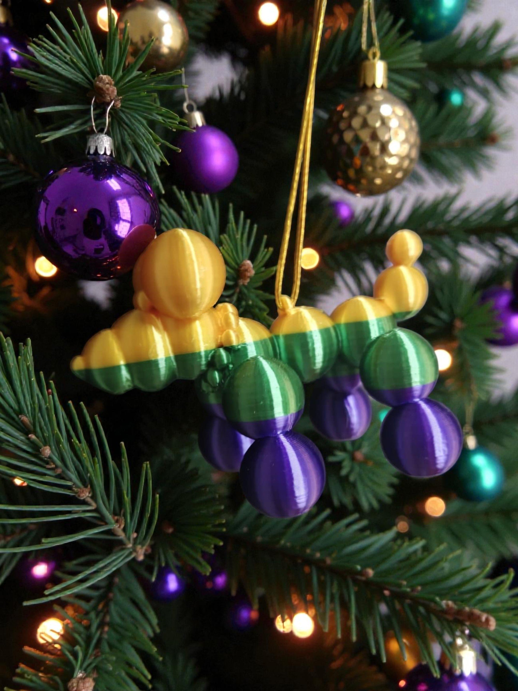 3D printed Bead Dog Ornament