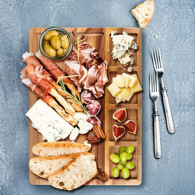 Custom Engraved Compartment Serving Board