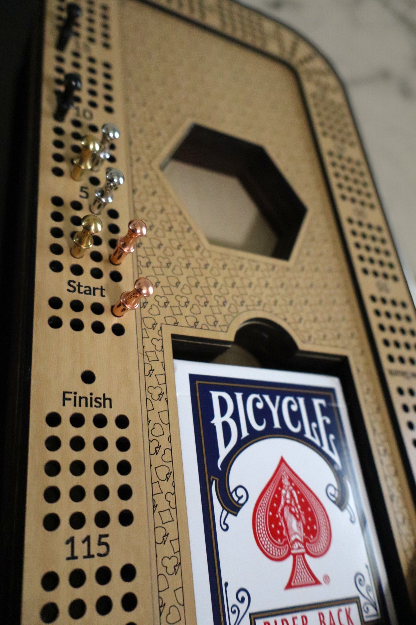 Louisiana Sunset Cribbage Board Set