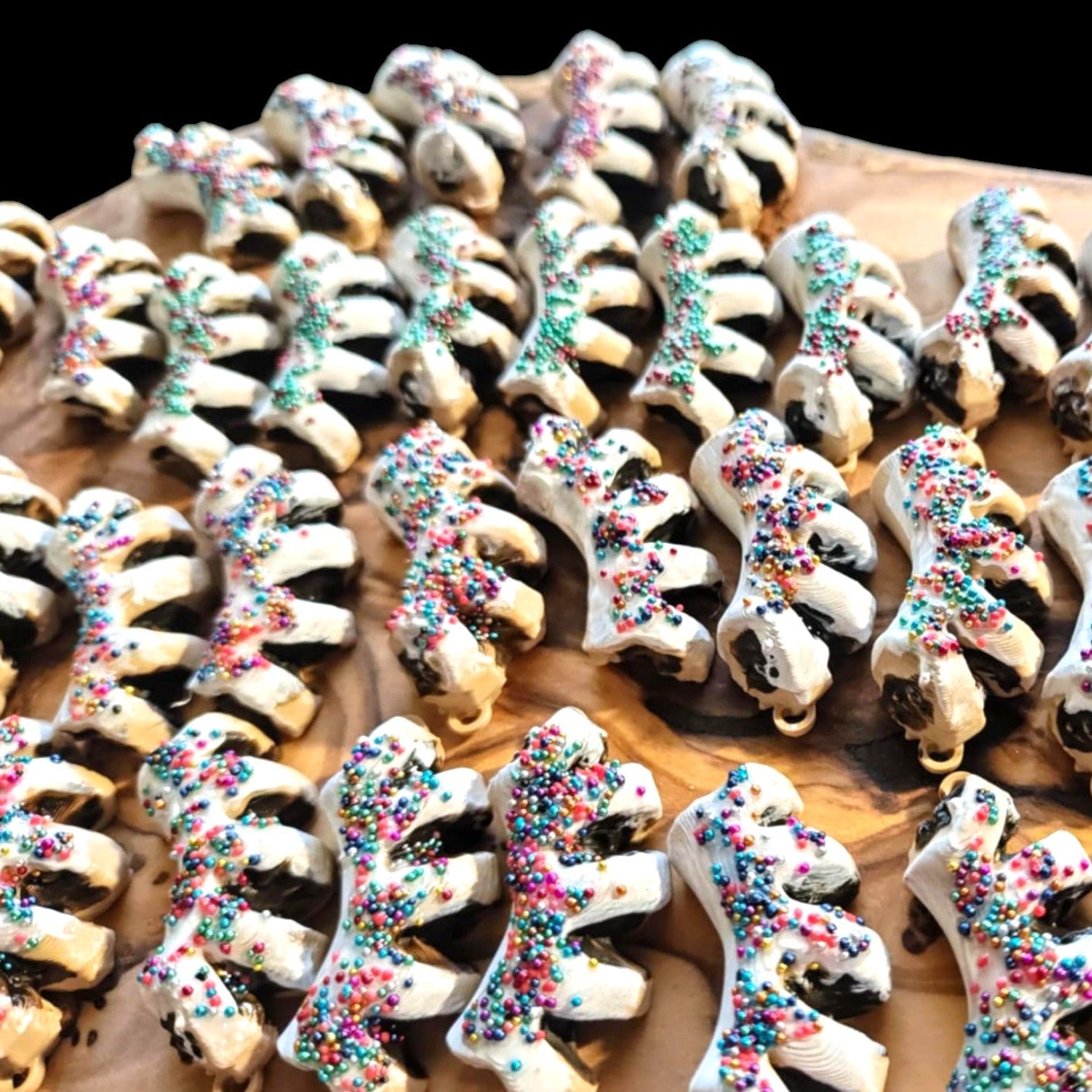 Italian Fig Cookie Earrings