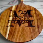 Custom Engraved Board 12″ Round