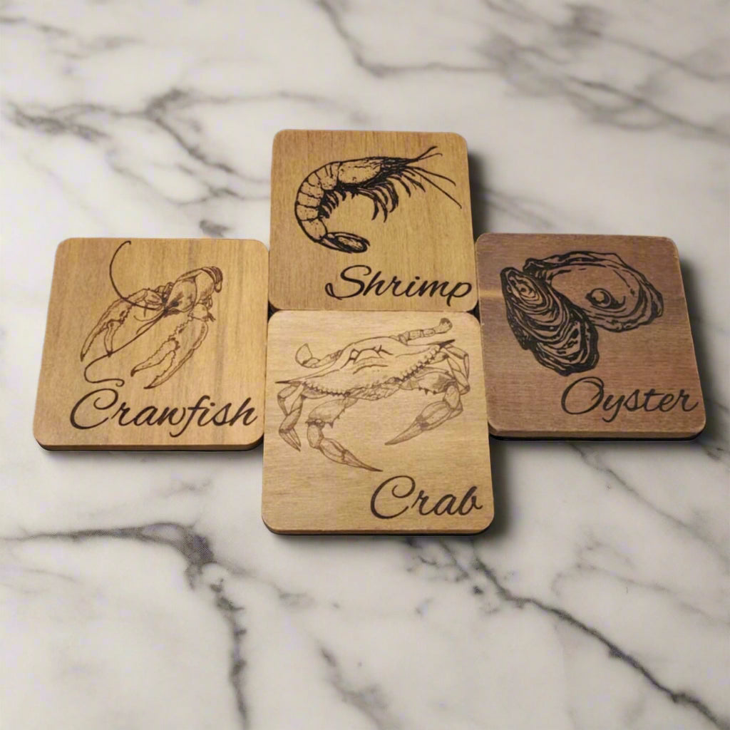 Louisiana 4 Seasons Coaster Set