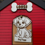 Personalized Family Dog House