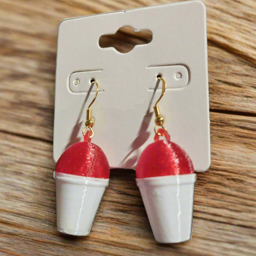 New Orleans SnoBall Earrings
