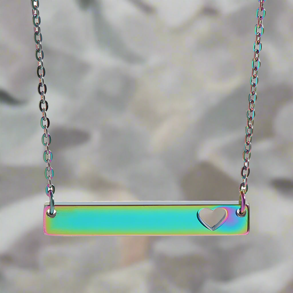 Heart Bar Necklace