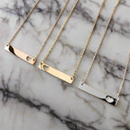 Heart Bar Necklace
