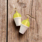 New Orleans SnoBall Earrings — Ice Cream flavor variant