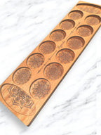Mancala Laser Cut/Engraved Wooden Game Set