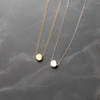 Micro Dot Pendant Necklace