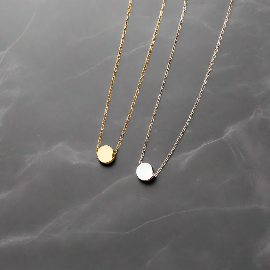 Micro Dot Pendant Necklace