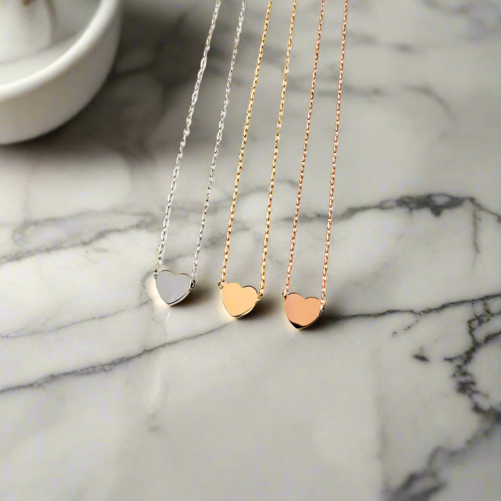 Micro Heart Pendant Necklace