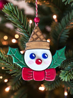 Mr. Bingle Face Carved Ornament