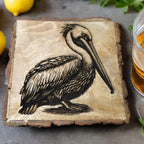 Louisiana Pelican Coaster Set (4 pc)