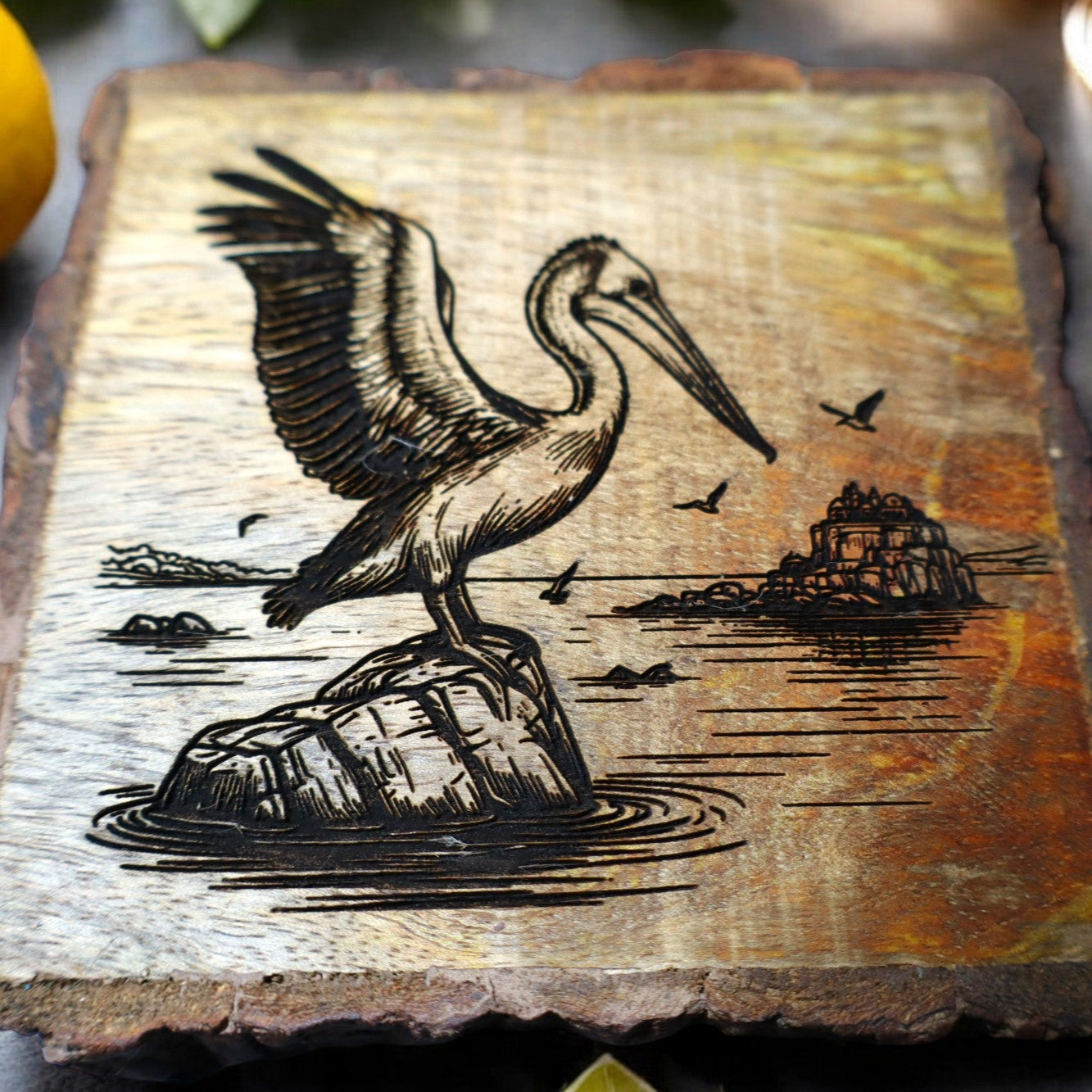 Louisiana Pelican Coaster Set (4 pc)