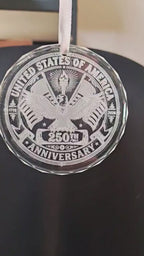 United States of America 250th Anniversary Commemorative Ornament