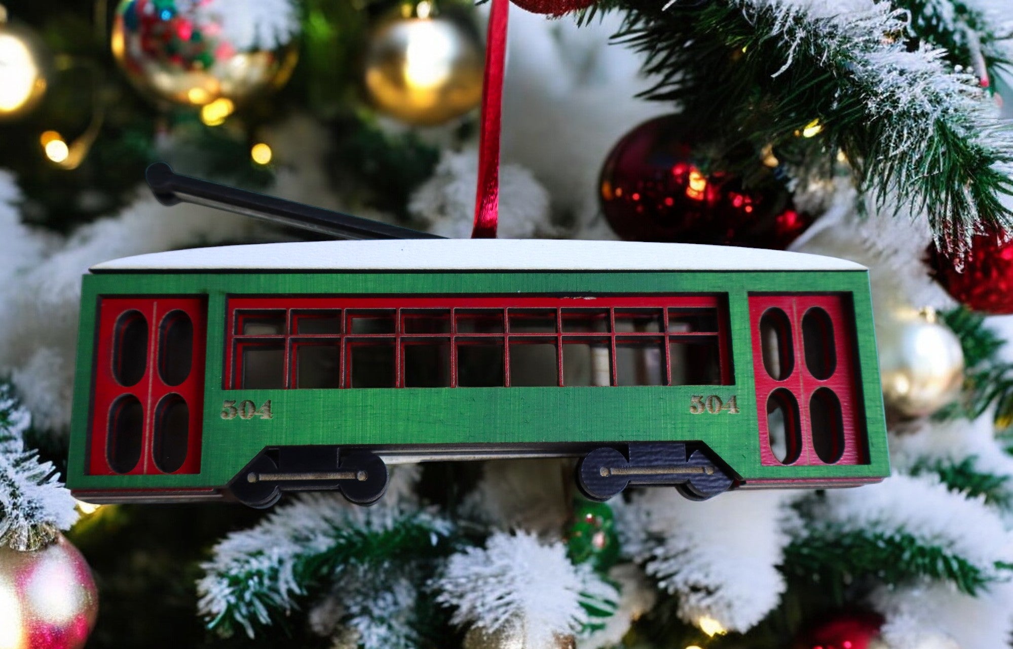 New Orleans Streetcar Ornament