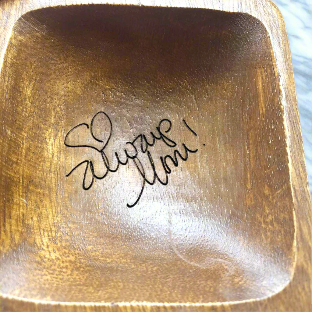 Personalized Trinket Tray