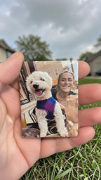 Custom UV Printed Ceramic Magnet — 50x70mm